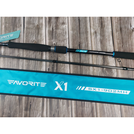 Спінінг Favorite SW X1 Shore 902MH 2.74m 10-30g PE #1.0-2.0 Fast, фото , изображение 6