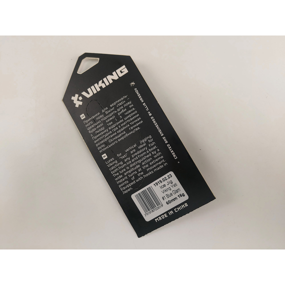 Балансир Viking Fishing Yeti Ice Jig 60mm 16.0g #01 Blue Glam, Розмір/Вага: 60мм/16г, Колір балансиру: #1 Blue Glam, фото , изображение 4