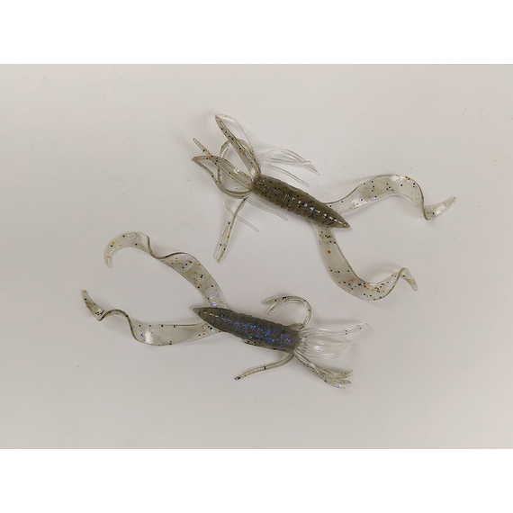 Силикон Keitech Little Spider 3" (8 шт/упак) ц:440 electric shad, Длина силикона: 3" (7.6 см), Расцветка силикона: 440 Electric Shad, фото , изображение 4