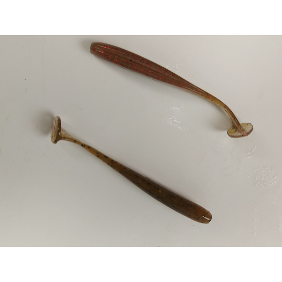 Силікон Keitech Easy Shiner 2" (12 шт/упак), колір:404 red crawdad, Довжина силікону: 2" (5.1 см), Колір силікону: 404 Red Crawdad, фото , изображение 5