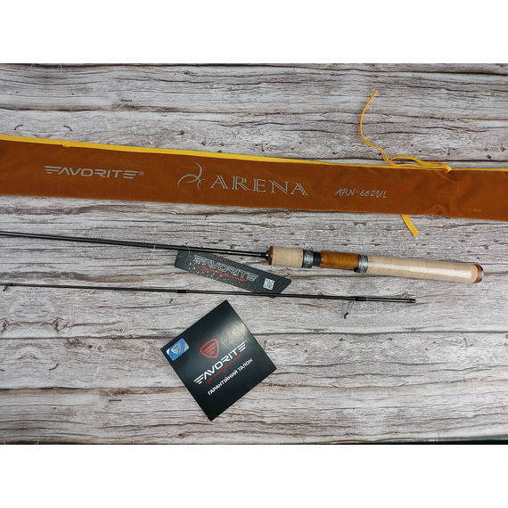 Спиннинг Favorite Arena ARN-682UL 2.04m 1.5-5g 2.5-5lb M-Slow, Модель: 2.04m 1.5-5g, фото , изображение 9