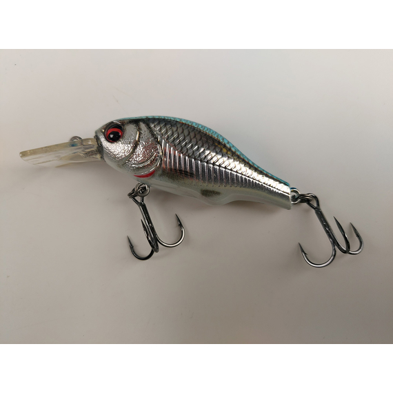 Воблер Savage Gear Gravity Crank MR 58F 58mm 9.0g Blue Chrome, Розмір/Вага: 58мм/9г, Колір воблера: Blue Chrome, фото , изображение 6
