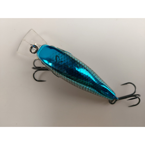 Воблер Savage Gear Gravity Crank MR 58F 58mm 9.0g Blue Chrome, Розмір/Вага: 58мм/9г, Колір воблера: Blue Chrome, фото , изображение 7