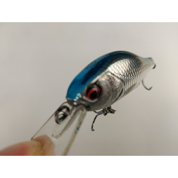 Воблер Savage Gear Gravity Crank MR 58F 58mm 9.0g Blue Chrome, Розмір/Вага: 58мм/9г, Колір воблера: Blue Chrome, фото , изображение 9