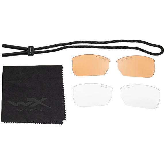 Тактические очки Wiley X WX Saint, 3 линзы (Grey/Clear/Light Rust), черная оправа, фото , изображение 6