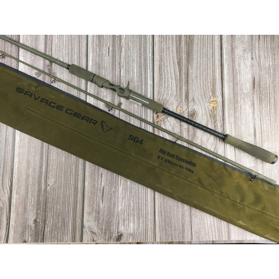 Спінінг Savage Gear SG4 Big Bait Specialist BC 8'1"/2.46m 85-170g Casting, фото , изображение 7