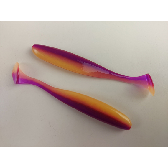 Силікон Keitech Easy Shiner 3.5", колір:pal#12 grape shad, Довжина силікону: 3.5" (8.9 см), Колір силікону: PAL#12 Grape Shad, фото , изображение 4