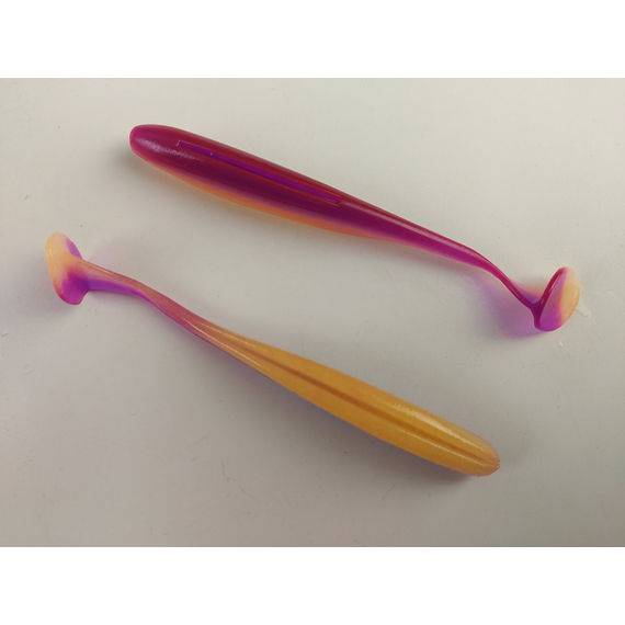 Силікон Keitech Easy Shiner 3.5", колір:pal#12 grape shad, Довжина силікону: 3.5" (8.9 см), Колір силікону: PAL#12 Grape Shad, фото , изображение 5