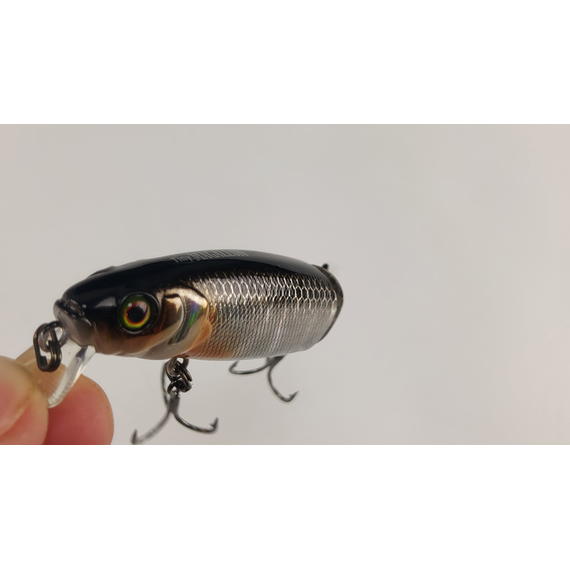 Воблер Jackall Tiny Magallon 88мм 7.2г HL Silver&Black Suspending, Розмір/Вага: 88мм/7.2г, Колір воблера: HL Silver & Black, фото , изображение 14