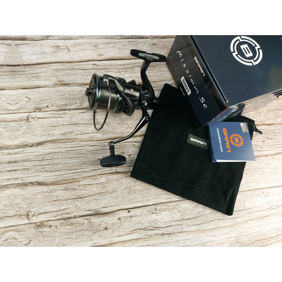 Котушка карпова Brain Mission SE 8000 (12+1 підшип., 4.1:1, потужна тяга, низькопрофільна шпуля), Розмір шпулі: 8000, фото , изображение 6