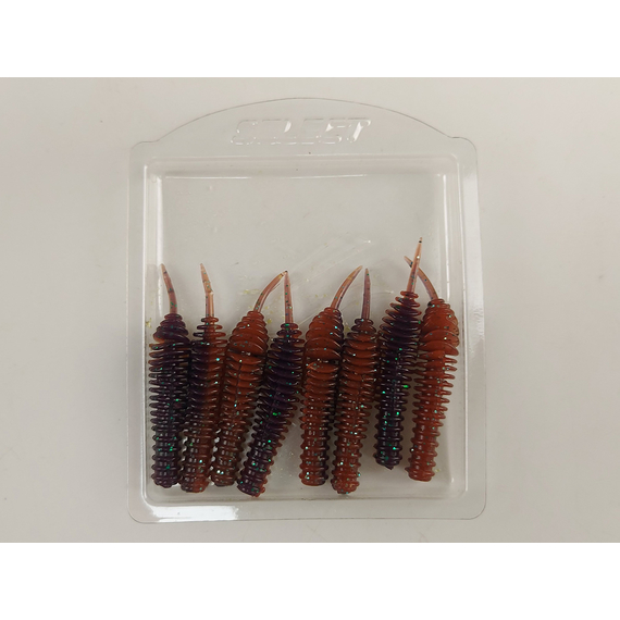 Силікон Select Snack 1.5" col.206 (8 шт/пак), Довжина силікону: 1.5" (4 см), Колір силікону: 206, фото , изображение 5