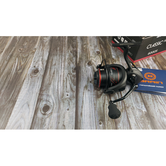 Котушка Brain Classic SE 6000S (4+1 підшип.), низькопрофільна шпуля, 4.7:1, Розмір шпулі: 6000S, Тип котушки: без бейтранера, фото , изображение 12