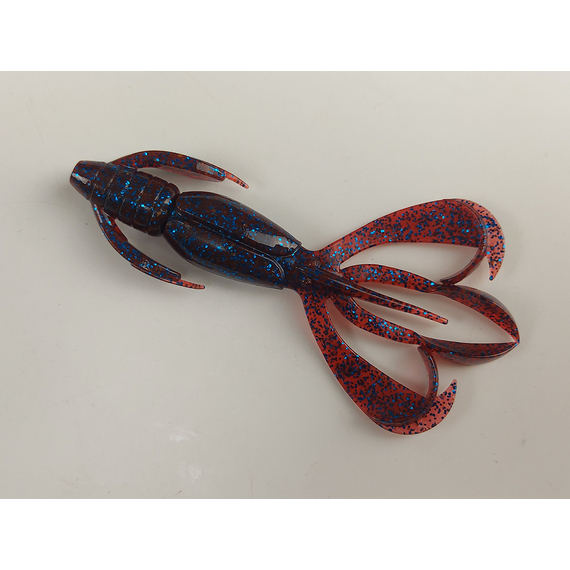 Силикон Keitech Crazy Flapper 3.6" (7 шт/упак) ц:ea#03 grape, Длина силикона: 3.6" (9.1 см), Расцветка силикона: EA#03 Grape, фото , изображение 2