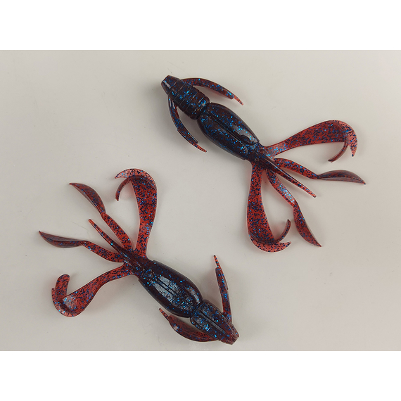 Силикон Keitech Crazy Flapper 3.6" (7 шт/упак) ц:ea#03 grape, Длина силикона: 3.6" (9.1 см), Расцветка силикона: EA#03 Grape, фото , изображение 4