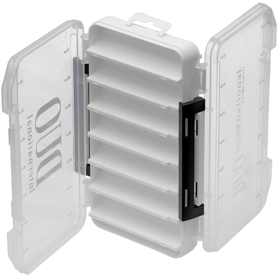 Коробка DUO Reversible Lure Case 100 White/Silver Logo, фото , изображение 2