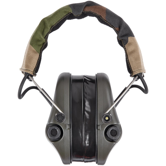 Активні навушники Sordin Supreme Pro X с LED ліхтарем. Колір: олива, фото , изображение 5