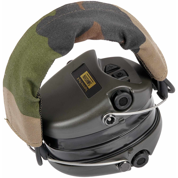 Активні навушники Sordin Supreme Pro X с LED ліхтарем. Колір: олива, фото , изображение 7