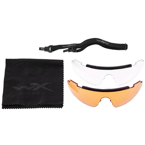 Тактические очки Wiley X Saber Advanced, 3 линзы (Grey/Clear/Rust), черная оправа, фото , изображение 7