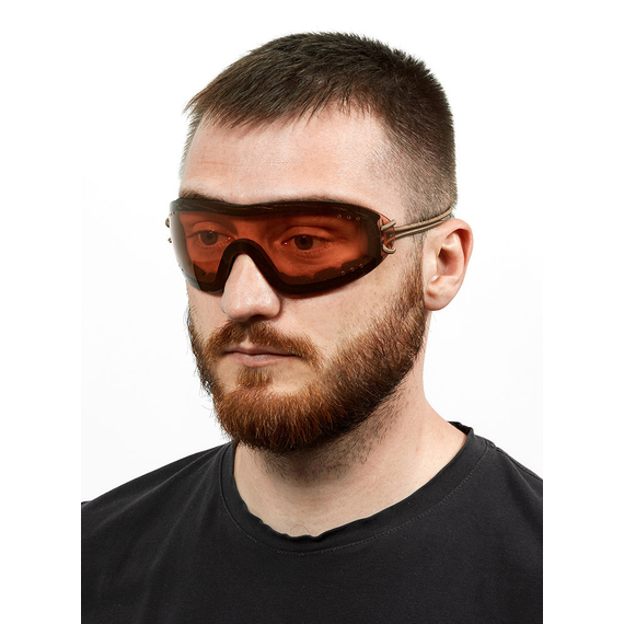 Баллистические очки-маска Swiss Eye Infantry (оранжевое стекло), фото , изображение 3