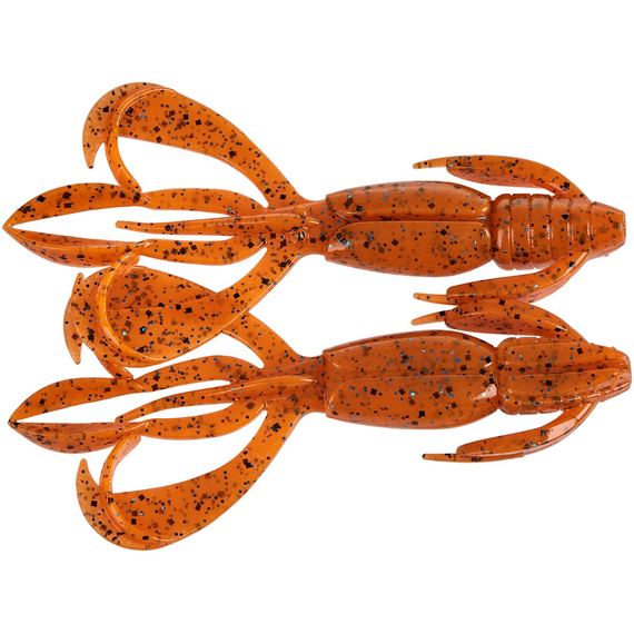 Силікон Keitech Crazy Flapper 2.4" (10 шт/уп),, колір: ea#13 spicy mustard/blue, Довжина силікону: 2.4" (6.1 см), Колір силікону: EA#13 Spicy Mustard/Blue, фото 