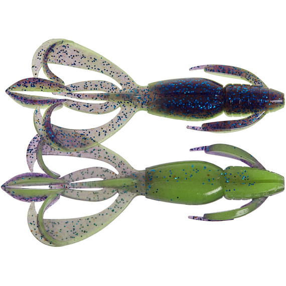 Силікон Keitech Crazy Flapper 2.4" (10 шт/уп),, колір: pal#06 violet lime berry, Довжина силікону: 2.4" (6.1 см), Колір силікону: PAL#06 Violet Lime Berry, фото 