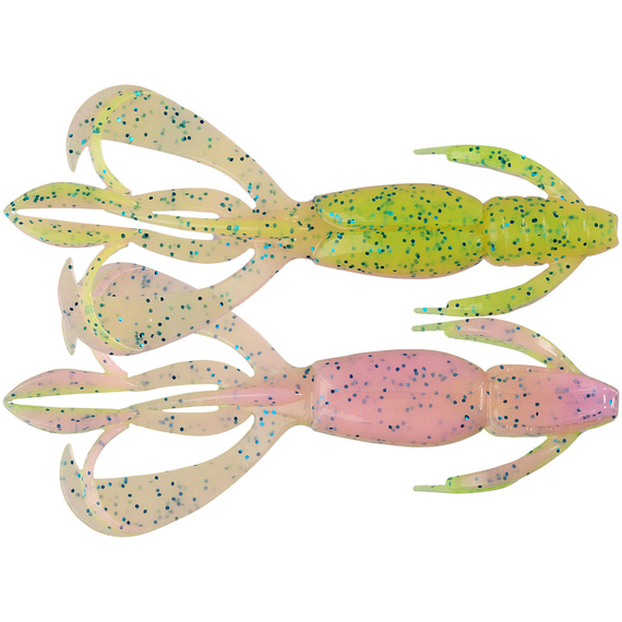 Силікон Keitech Crazy Flapper 3.6" (7 шт/уп),, колір: ea#16 cotton candy blue f, Довжина силікону: 3.6" (9.1 см), Колір силікону: ea#16 cotton candy blue f, фото 