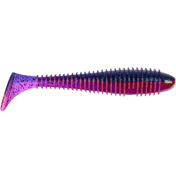 Силикон Keitech Swing Impact FAT 5.8" (4 шт/уп), цвет: ea#21 mystic june bug, Длина силикона: 5.8" (14.7 см), Расцветка силикона: EA#21 Mystic June Bug, фото , изображение 2