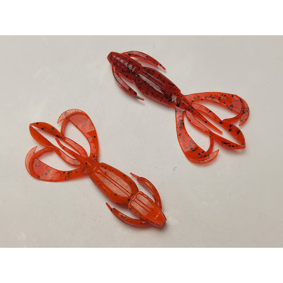 Силікон Keitech Crazy Flapper 2.4" (10 шт/уп),, колір: 407 delta craw, Довжина силікону: 2.4" (6.1 см), Колір силікону: 407 Delta Craw, фото , изображение 4