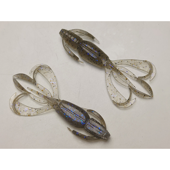 Силікон Keitech Crazy Flapper 2.4" (10 шт/уп),, колір: 440 electric shad, Довжина силікону: 2.4" (6.1 см), Колір силікону: 440 Electric Shad, фото , изображение 3