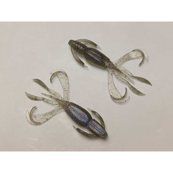 Силікон Keitech Crazy Flapper 2.4" (10 шт/уп),, колір: 440 electric shad, Довжина силікону: 2.4" (6.1 см), Колір силікону: 440 Electric Shad, фото , изображение 4