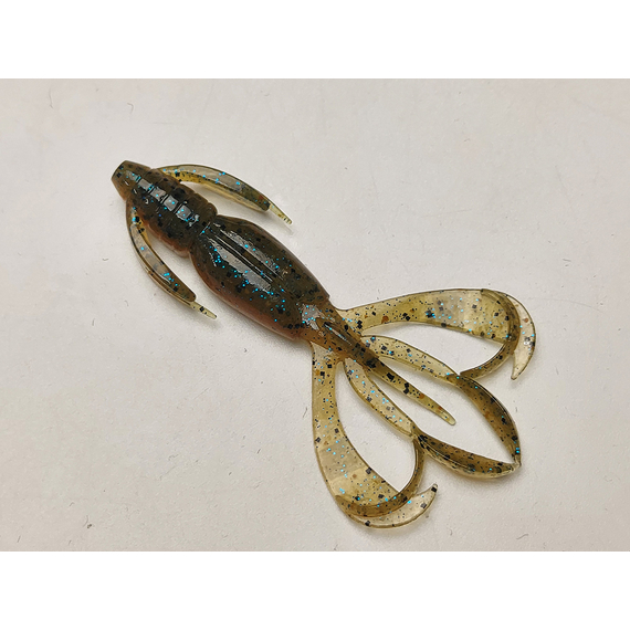 Силікон Keitech Crazy Flapper 2.4" (10 шт/уп),, колір: 403 green weenie blue, Довжина силікону: 2.4" (6.1 см), Колір силікону: 403 Green Weenie Blue, фото , изображение 10