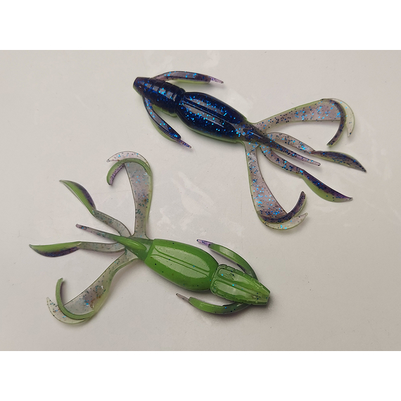 Силікон Keitech Crazy Flapper 2.4" (10 шт/уп),, колір: pal#06 violet lime berry, Довжина силікону: 2.4" (6.1 см), Колір силікону: PAL#06 Violet Lime Berry, фото , изображение 4