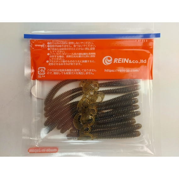 Силікон Reins G-Tail Saturn Micro 2" 002 Green Pumpkin (20шт/уп), Довжина силікону: 2.0" (5,08 см), Колір силікону: 002 green pumpkin, фото , изображение 4