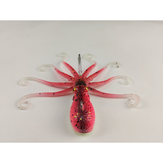 Силікон Savage Gear 3D Octopus 100mm 35.0g UV Pink/Glow (поштучно), Довжина силікону: 100mm, Колір силікону: UV Pink/Glow, фото , изображение 8