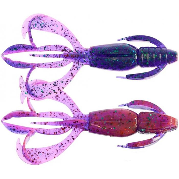 Силикон Keitech Crazy Flapper 2.4" (10 шт/уп), цвет: ea#21 mystic june bug, Длина силикона: 2.4" (6.1 см), Расцветка силикона: EA#21 Mystic June Bug, фото 