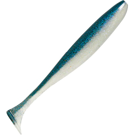 Силикон Keitech Easy Shiner 5" (5 шт/уп), цвет: ea#22 electric silver shi, Длина силикона: 5" (12.7 см), Расцветка силикона: EA#22 Electric Silver Shi, фото 