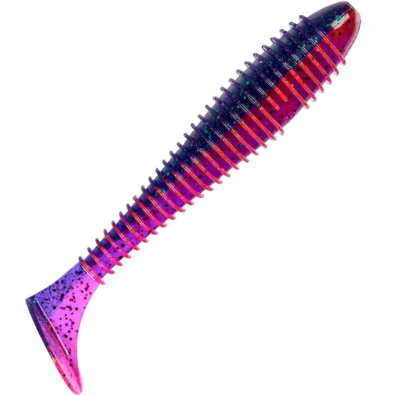 Силикон Keitech Swing Impact FAT 2.8" (8 шт/уп), цвет: ea#21 mystic june bug, Длина силикона: 2.8" (7.1 см), Расцветка силикона: EA#21 Mystic June Bug, фото 