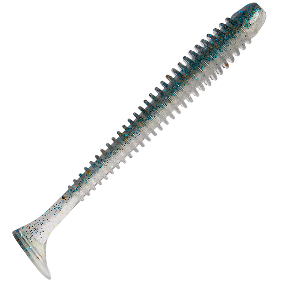 Силикон Keitech Swing Impact 4.5" (6 шт/уп), цвет: ea#22 electric silver shi, Длина силикона: 4.5" (11.4 см), Расцветка силикона: EA#22 Electric Silver Shi, фото 