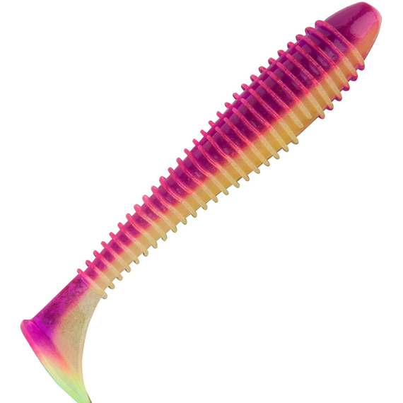 Силікон Keitech Swing Impact FAT 4.3" (6 шт/упак), колір:pal#12 grape shad, Довжина силікону: 4.3" (10.9 см), Колір силікону: PAL#12 Grape Shad, фото 