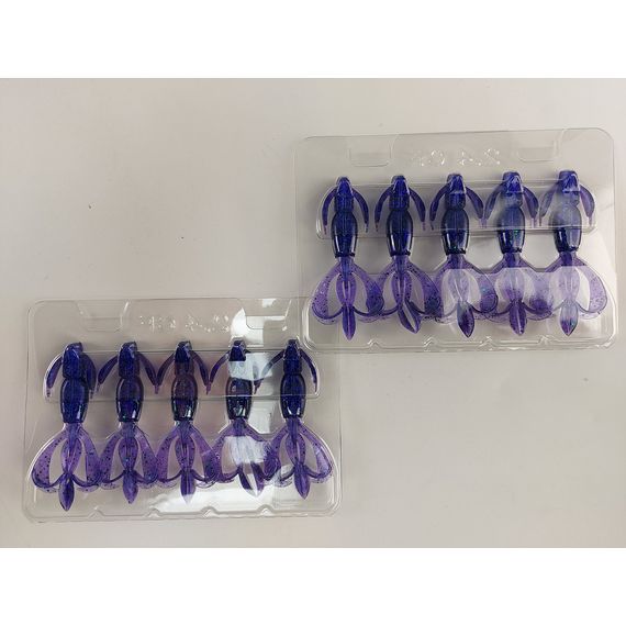 Силікон Keitech Crazy Flapper 2.4" (10 шт/уп),, колір: 408 electric june bug, Довжина силікону: 2.4" (6.1 см), Колір силікону: 408 Electric June Bug, фото , изображение 8