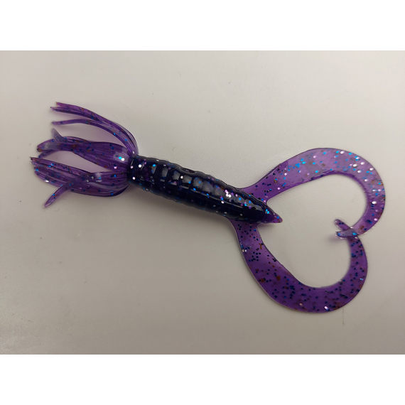 Силікон Keitech Little Spider 3" (8 шт/упак), колір:ea#04 violet, Довжина силікону: 3" (7.6 см), Колір силікону: EA#04 Violet, фото , изображение 2