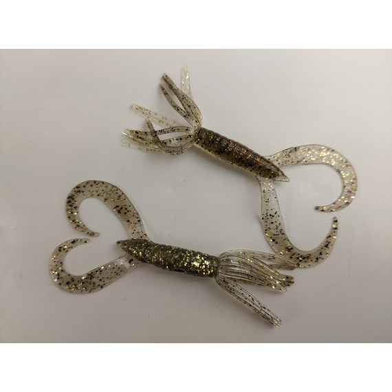 Силикон Keitech Little Spider 3" (8 шт/упак) ц:417 gold flash minnow, Длина силикона: 3" (7.6 см), Расцветка силикона: 417 Gold Flash Minnow, фото , изображение 3