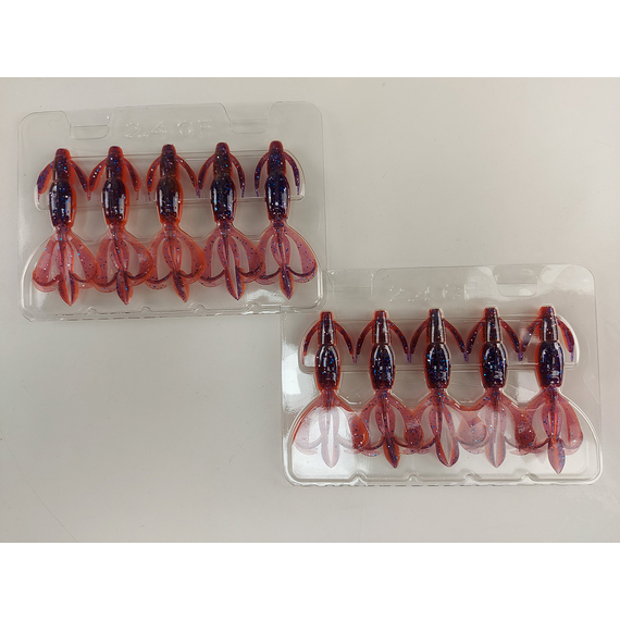 Силикон Keitech Crazy Flapper 2.4" (10 шт/уп), цвет: pal#09 violet fire, Длина силикона: 2.4" (6.1 см), Расцветка силикона: PAL#09 Violet Fire, фото , изображение 7