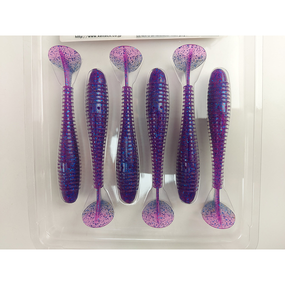 Силікон Keitech Swing Impact FAT 3.8" (6 шт/уп), колір:ea#14 clear morning dawn, Довжина силікону: 3.8" (9.7 см), Колір силікону: ea#14 clear morning dawn, фото , изображение 9