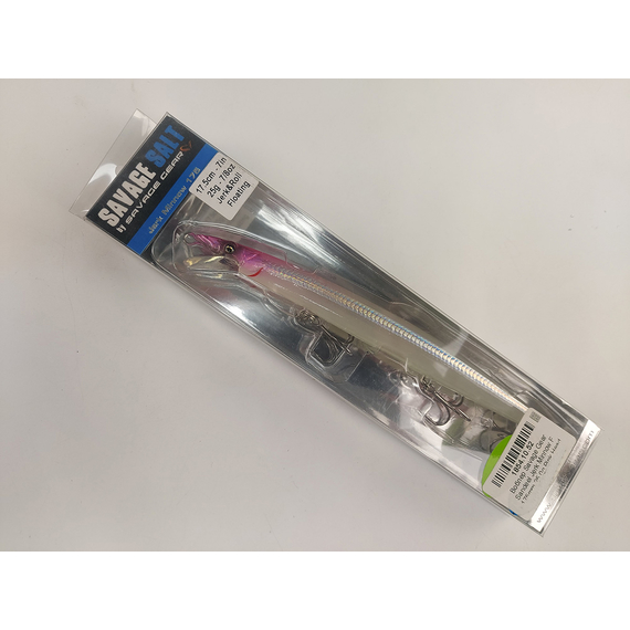 Воблер Savage Gear Sandeel Jerk Minnow F 175mm 25.0g Pink Head, Размер/Вес: 175мм/25г, Цвет воблера: Pink Head, фото , изображение 3