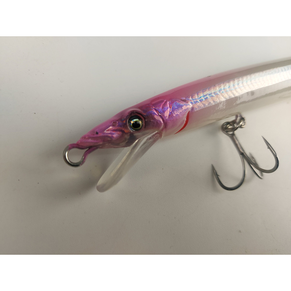 Воблер Savage Gear Sandeel Jerk Minnow F 175mm 25.0g Pink Head, Размер/Вес: 175мм/25г, Цвет воблера: Pink Head, фото , изображение 15