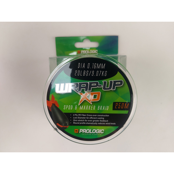 Шнур Prologic Wrap-Up XD - Spod & Marker Braid Extra Distance 0.16mm 20lbs/9.07kg 250m, фото , изображение 6