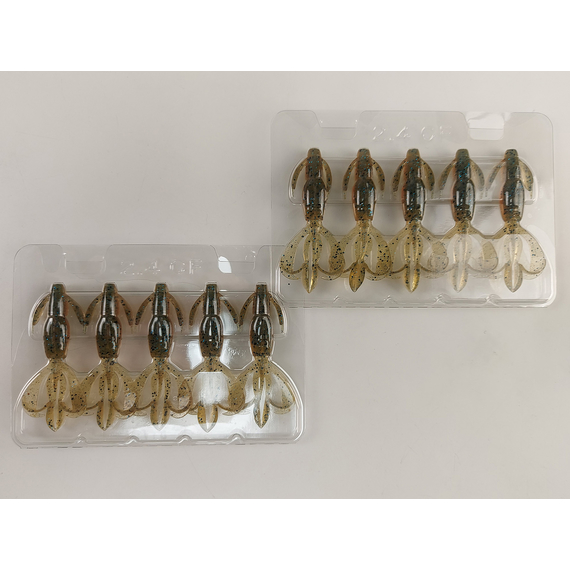 Силікон Keitech Crazy Flapper 2.4" (10 шт/уп),, колір: 403 green weenie blue, Довжина силікону: 2.4" (6.1 см), Колір силікону: 403 Green Weenie Blue, фото , изображение 7