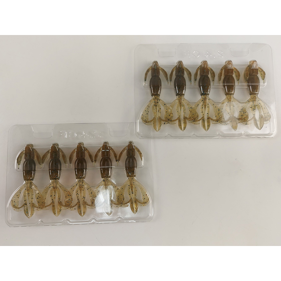 Силікон Keitech Crazy Flapper 2.4" (10 шт/уп),, колір: 403 green weenie blue, Довжина силікону: 2.4" (6.1 см), Колір силікону: 403 Green Weenie Blue, фото , изображение 8