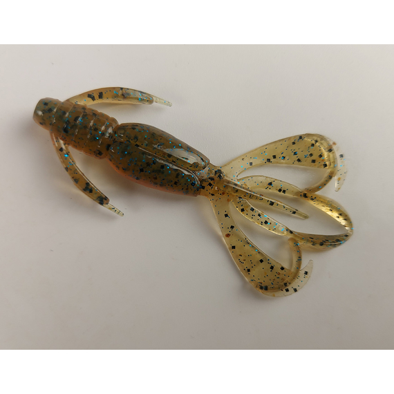 Силікон Keitech Crazy Flapper 2.4" (10 шт/уп),, колір: 403 green weenie blue, Довжина силікону: 2.4" (6.1 см), Колір силікону: 403 Green Weenie Blue, фото , изображение 2